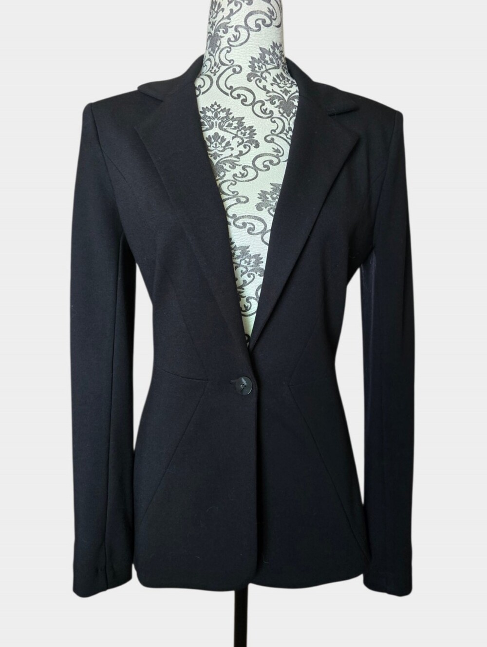 Bailey 44 Single Button Notch Lapel Blazer Black Size Small